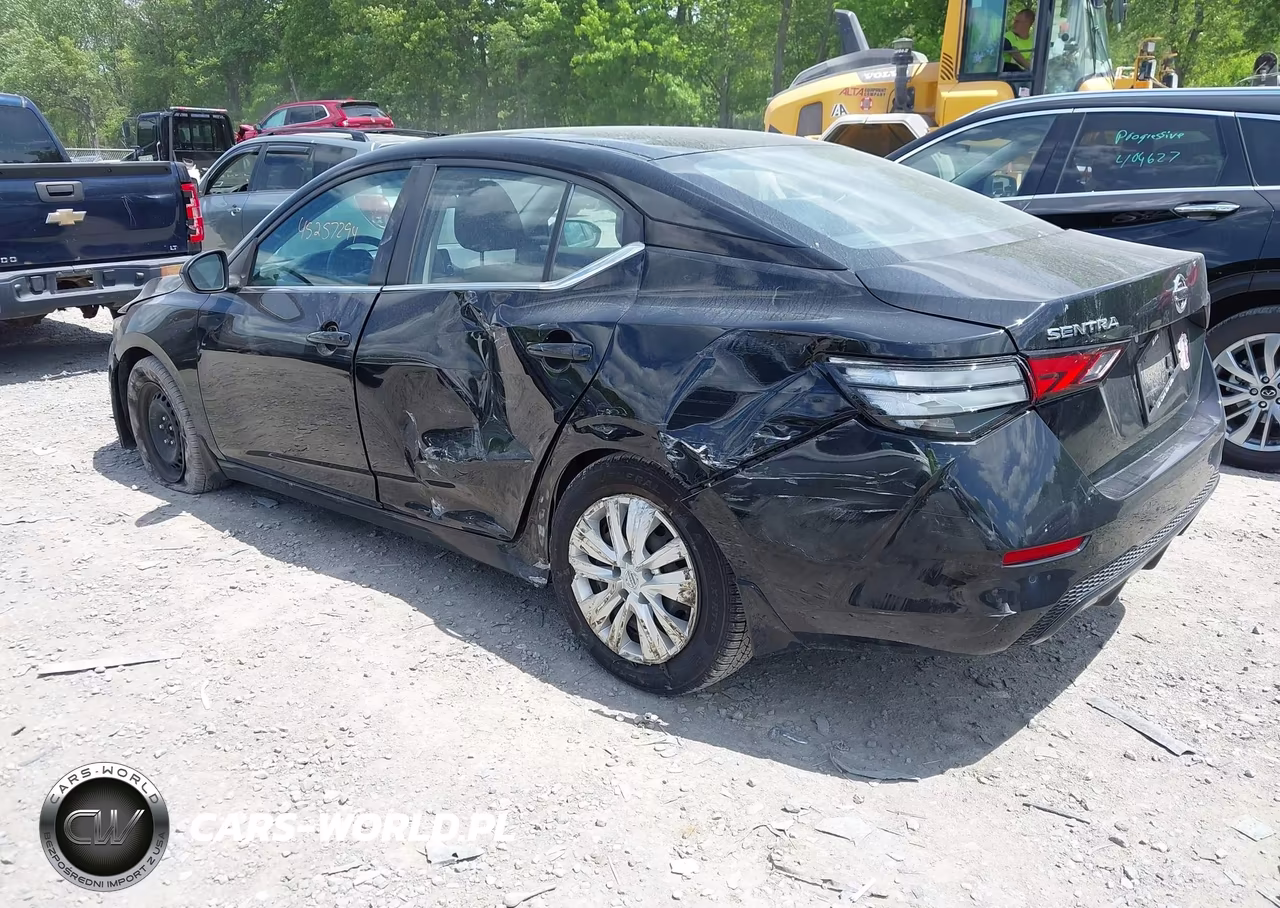 2021 Nissan Sentra S Xtronic Cvt VIN:3N1AB8BV8MY210625 - 3