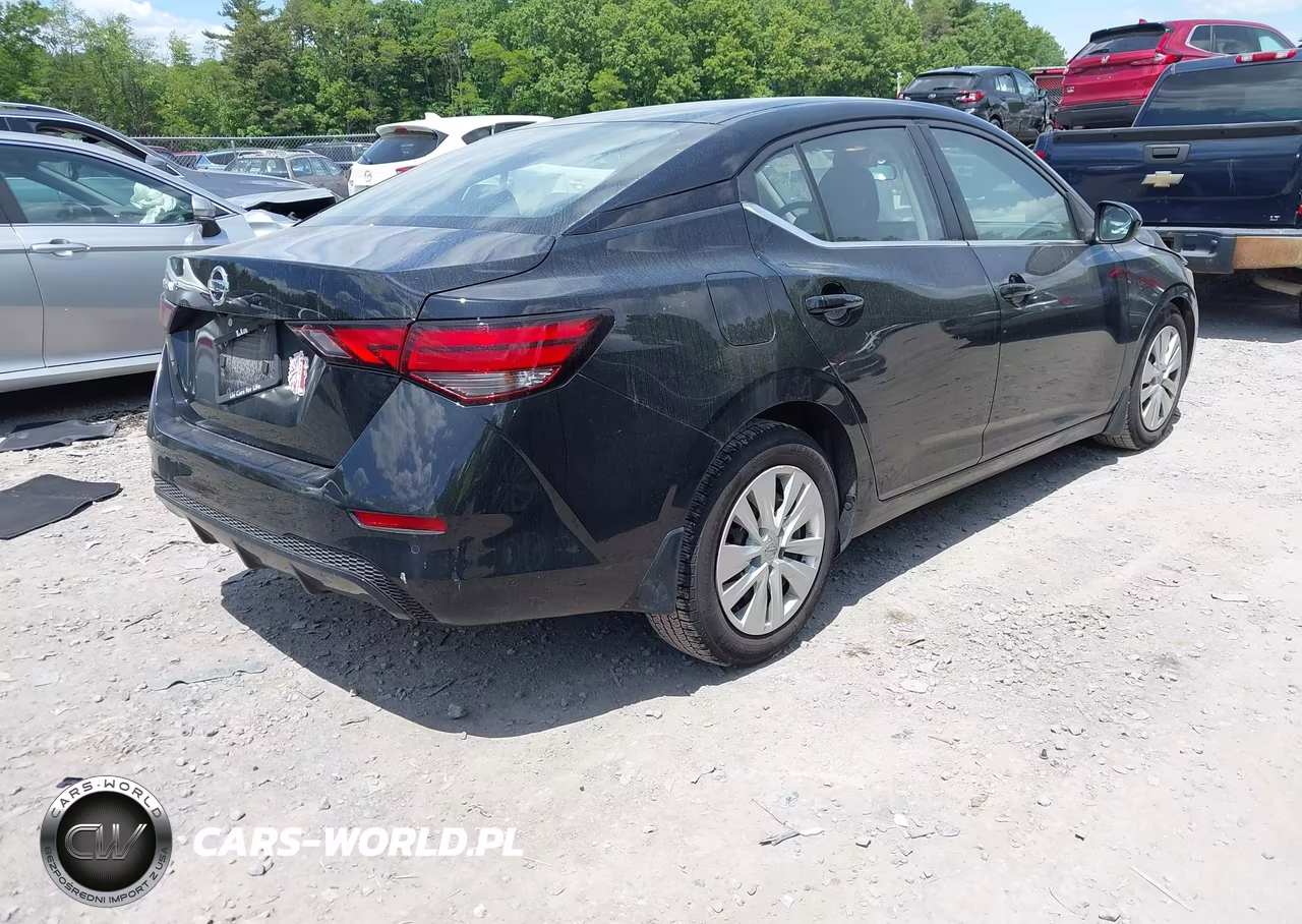 2021 Nissan Sentra S Xtronic Cvt VIN:3N1AB8BV8MY210625 - 4