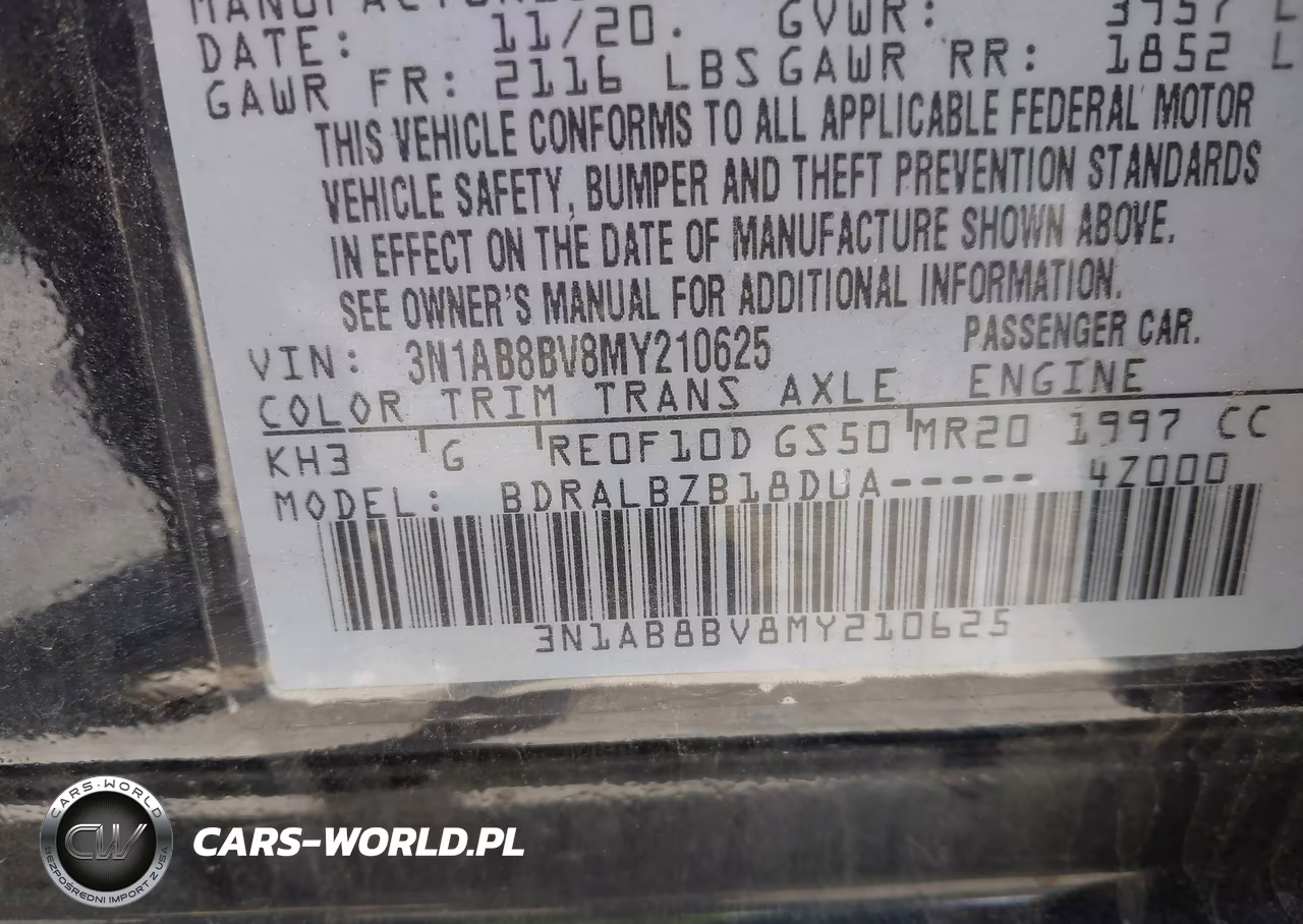 2021 Nissan Sentra S Xtronic Cvt VIN:3N1AB8BV8MY210625 - 9
