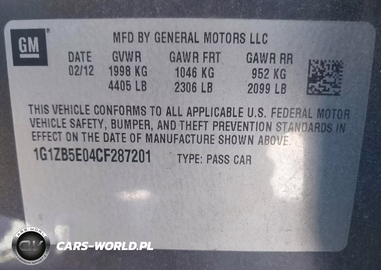 2012 Chevrolet Malibu Ls VIN:1G1ZB5E04CF287201 - 9
