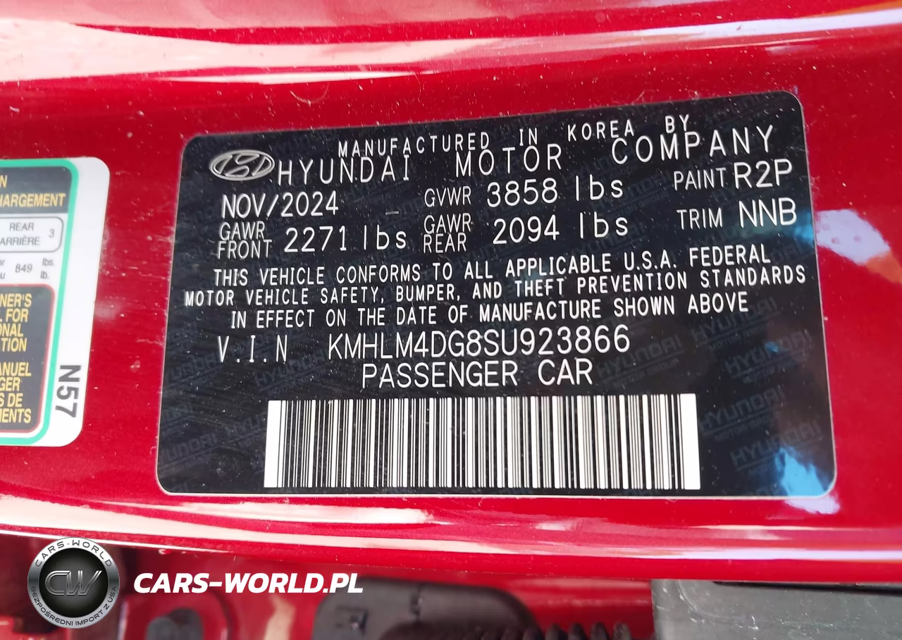 2025 Hyundai Elantra Sel Sport VIN:KMHLM4DG8SU923866 - 9