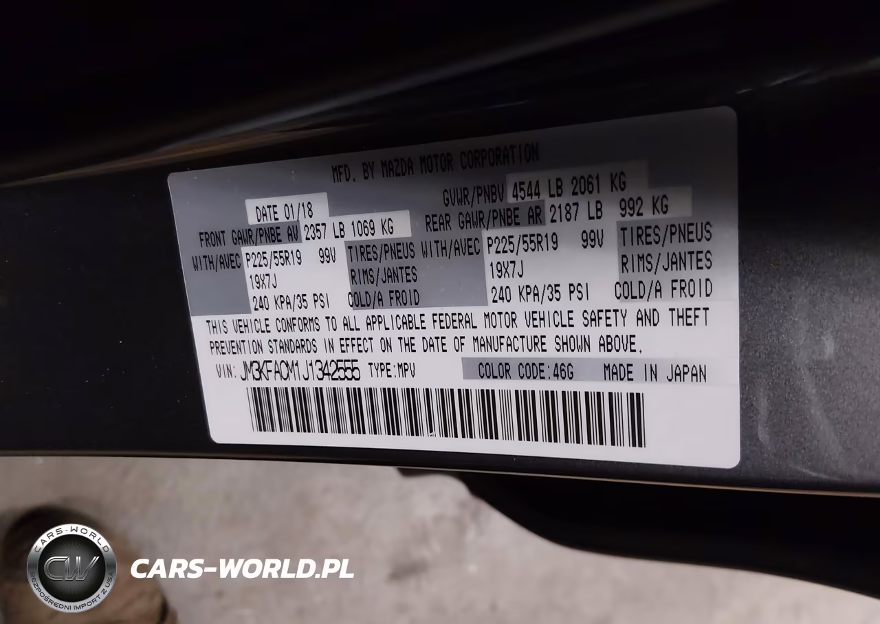 2018 Mazda Cx-5 Touring VIN:JM3KFACM1J1342555 - 9