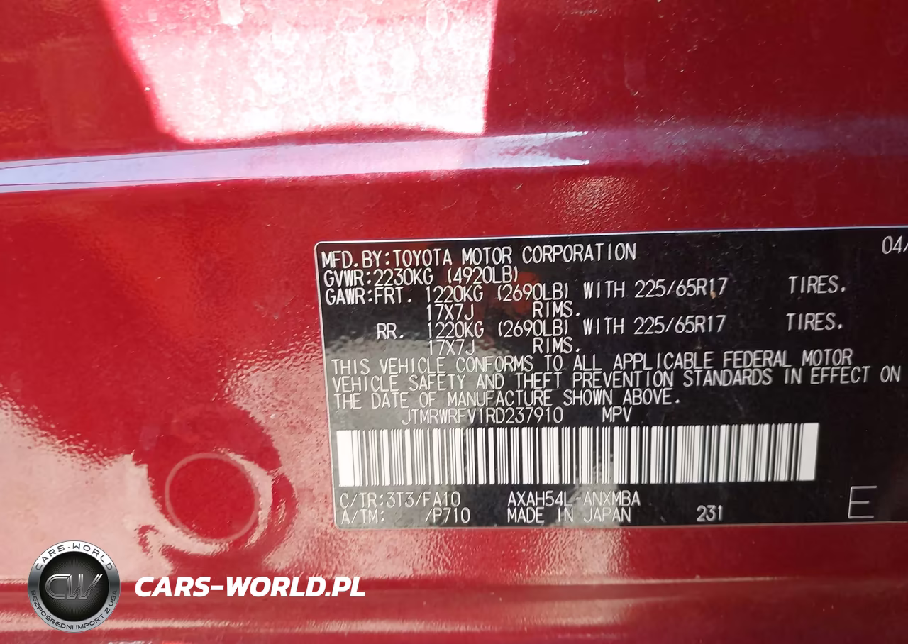 2024 Toyota Rav4 Hybrid Xle VIN:JTMRWRFV1RD237910 - 9
