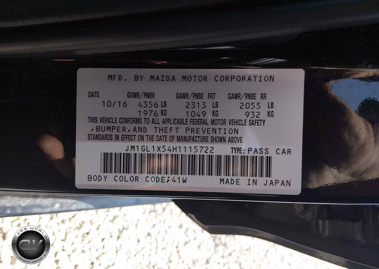 2017 Mazda Mazda6 Grand Touring VIN:JM1GL1X54H1115722 - 9