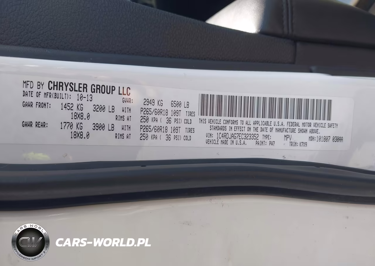 2014 Dodge Durango Sxt VIN:1C4RDJAG7EC323352 - 9