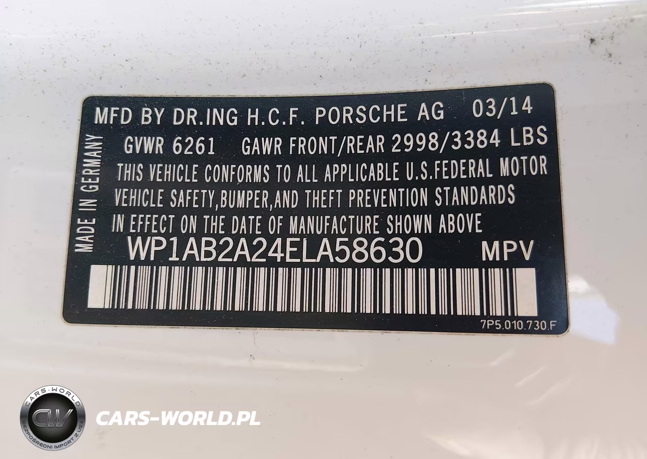 2014 Porsche Cayenne S VIN:WP1AB2A24ELA58630 - 9
