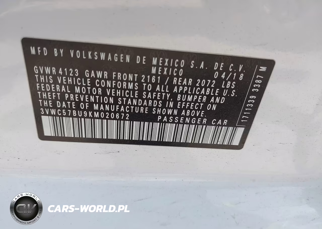 2019 Volkswagen Jetta 1.4T R-Line-1.4T S-1.4T Se VIN:3VWC57BU9KM020672 - 9
