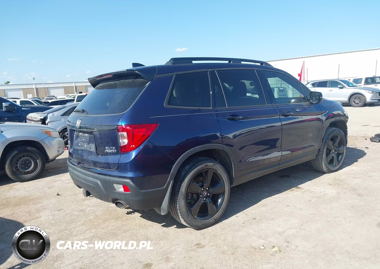 2020 Honda Passport Awd Elite VIN:5FNYF8H07LB001558 - 4