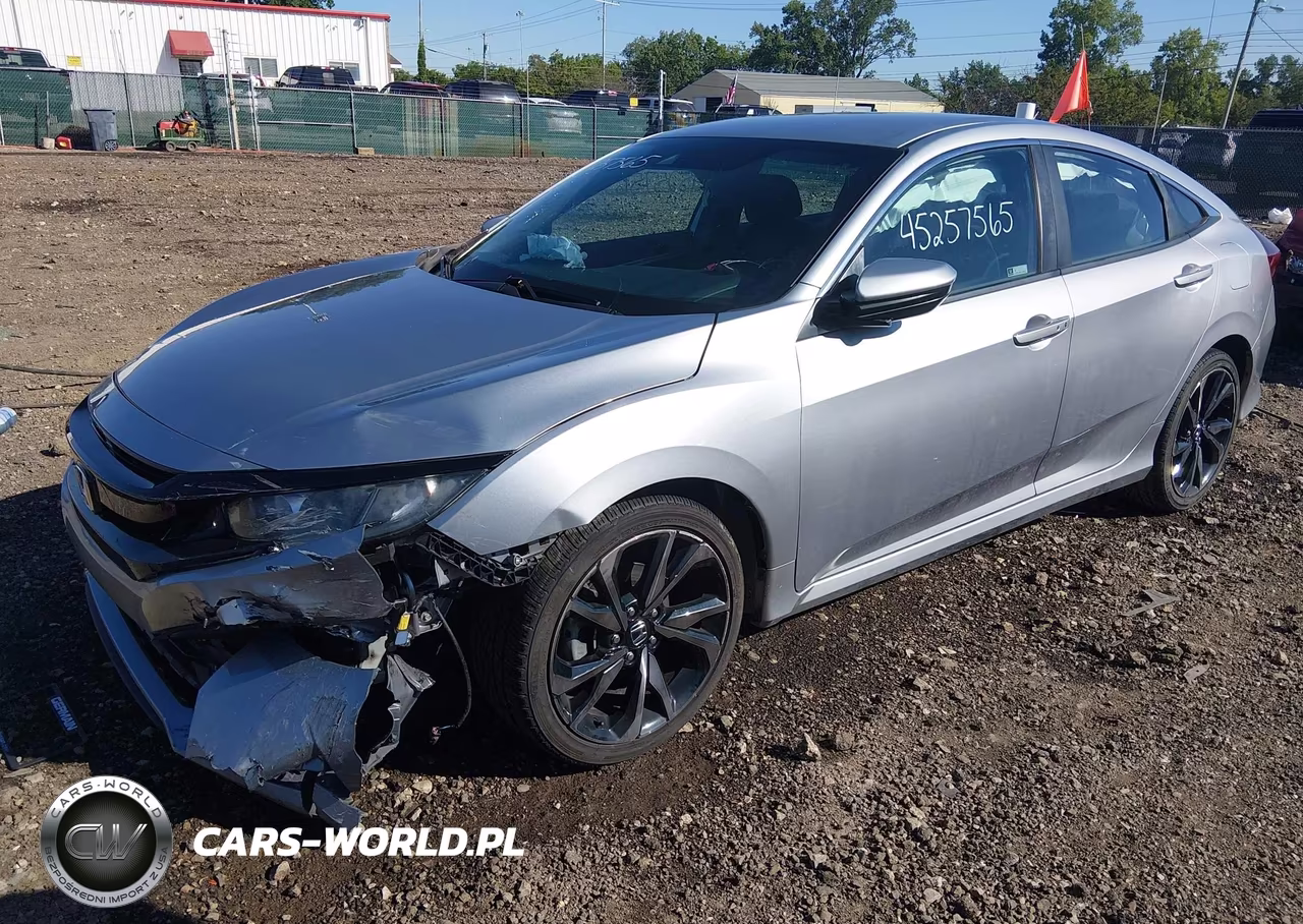 2019 Honda Civic Sport VIN:2HGFC2F85KH536999 - 2