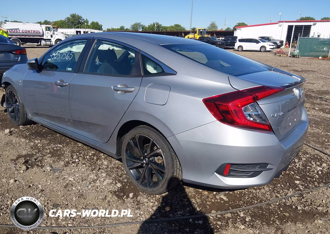 2019 Honda Civic Sport VIN:2HGFC2F85KH536999 - 3