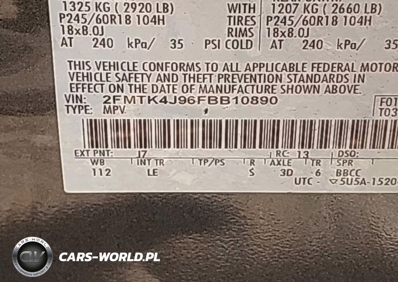 2015 Ford Edge Sel VIN:2FMTK4J96FBB10890 - 9