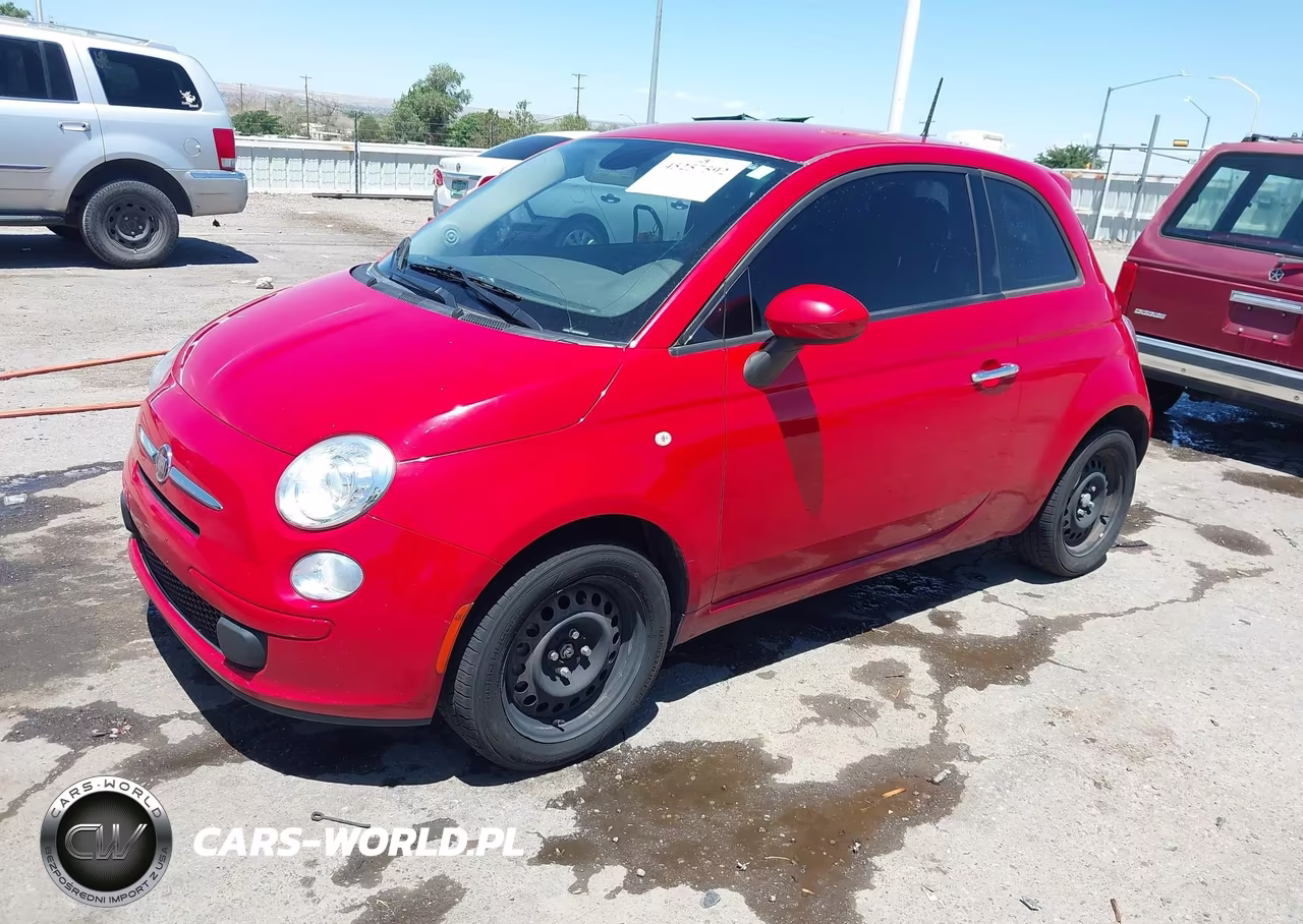 2015 Fiat 500 Pop VIN:3C3CFFAR5FT607829 - 2