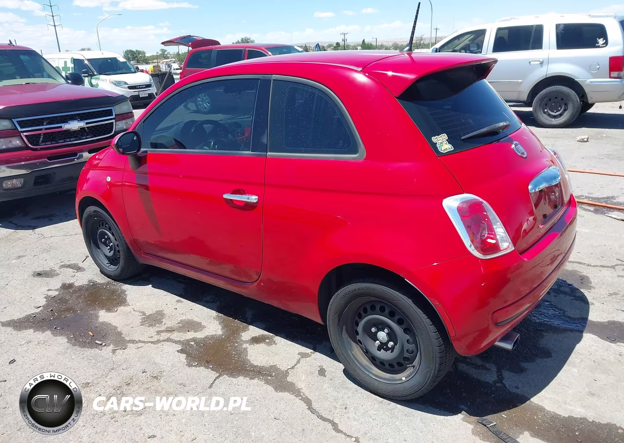 2015 Fiat 500 Pop VIN:3C3CFFAR5FT607829 - 3