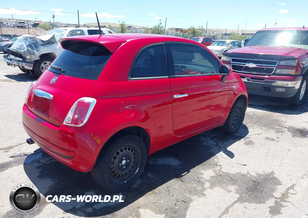 2015 Fiat 500 Pop VIN:3C3CFFAR5FT607829 - 4