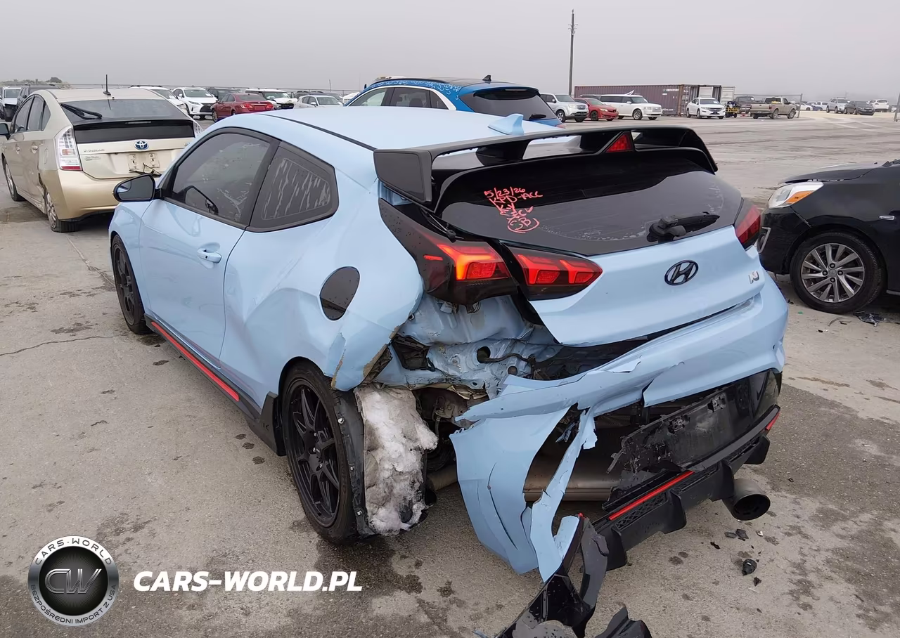 2019 Hyundai Veloster N VIN:KMHT36AH7KU001536 - 3