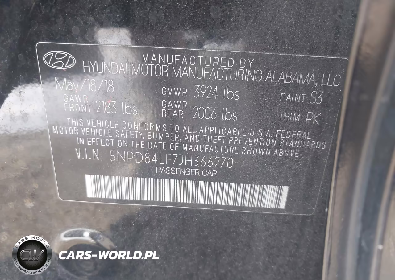 2018 Hyundai Elantra Sel VIN:5NPD84LF7JH366270 - 9