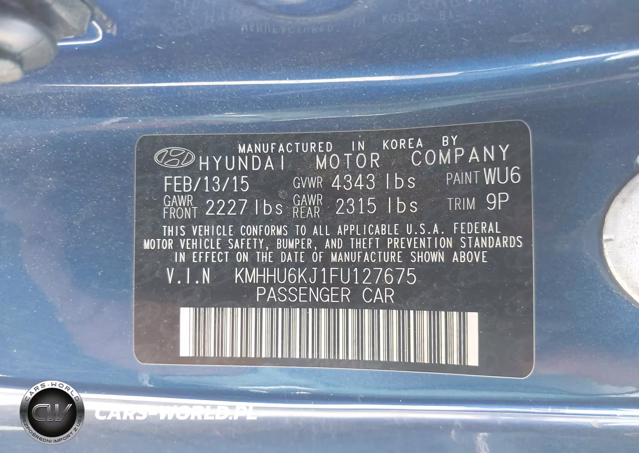 2015 Hyundai Genesis 3.8 R-Spec VIN:KMHHU6KJ1FU127675 - 9