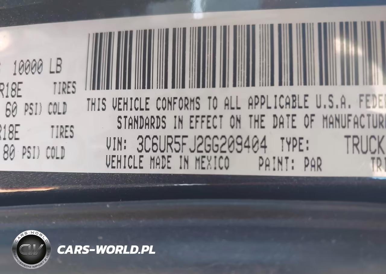 2016 Ram 2500 Laramie VIN:3C6UR5FJ2GG209404 - 9