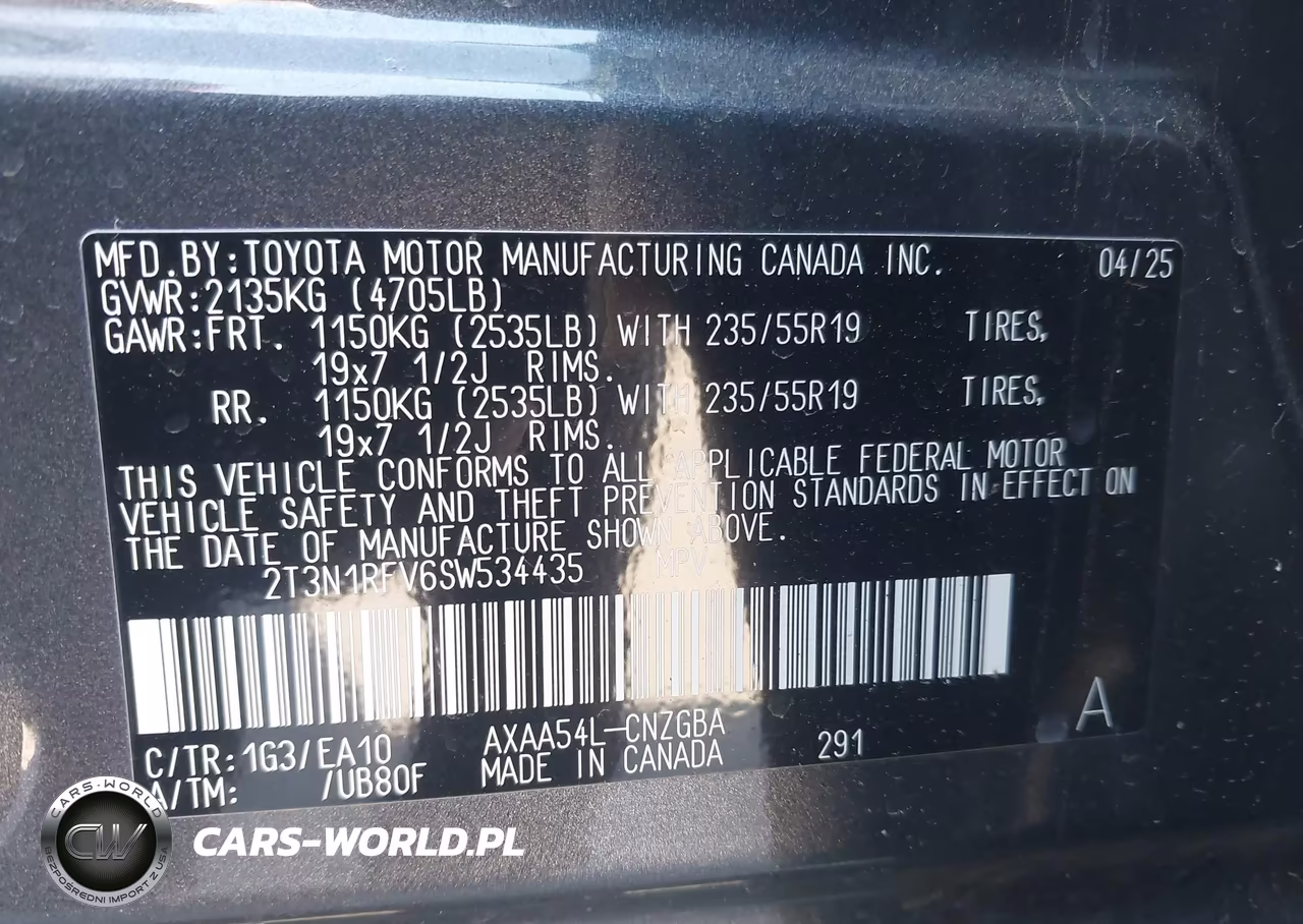 2025 Toyota Rav4 Limited VIN:2T3N1RFV6SW534435 - 9