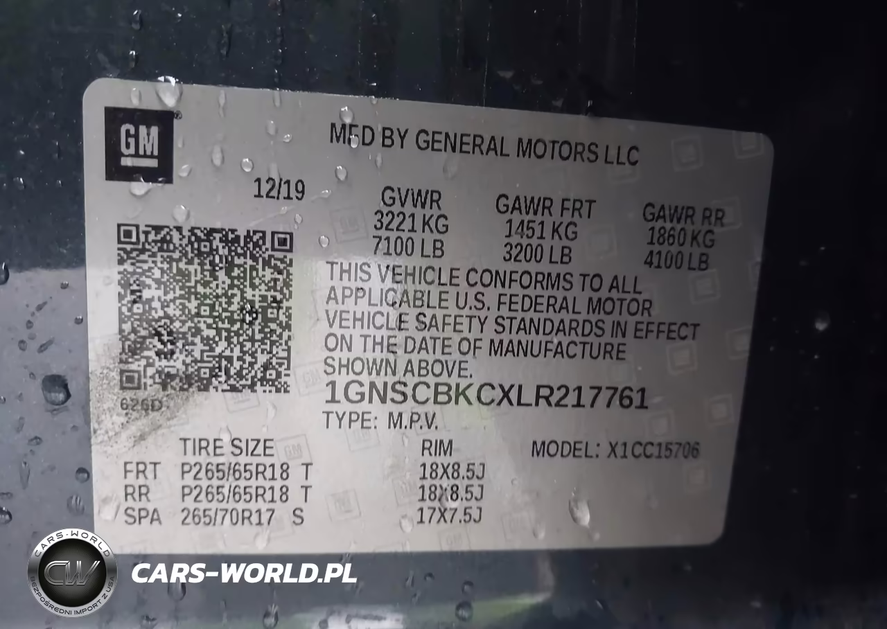 2020 Chevrolet Tahoe 2Wd Lt VIN:1GNSCBKCXLR217761 - 9