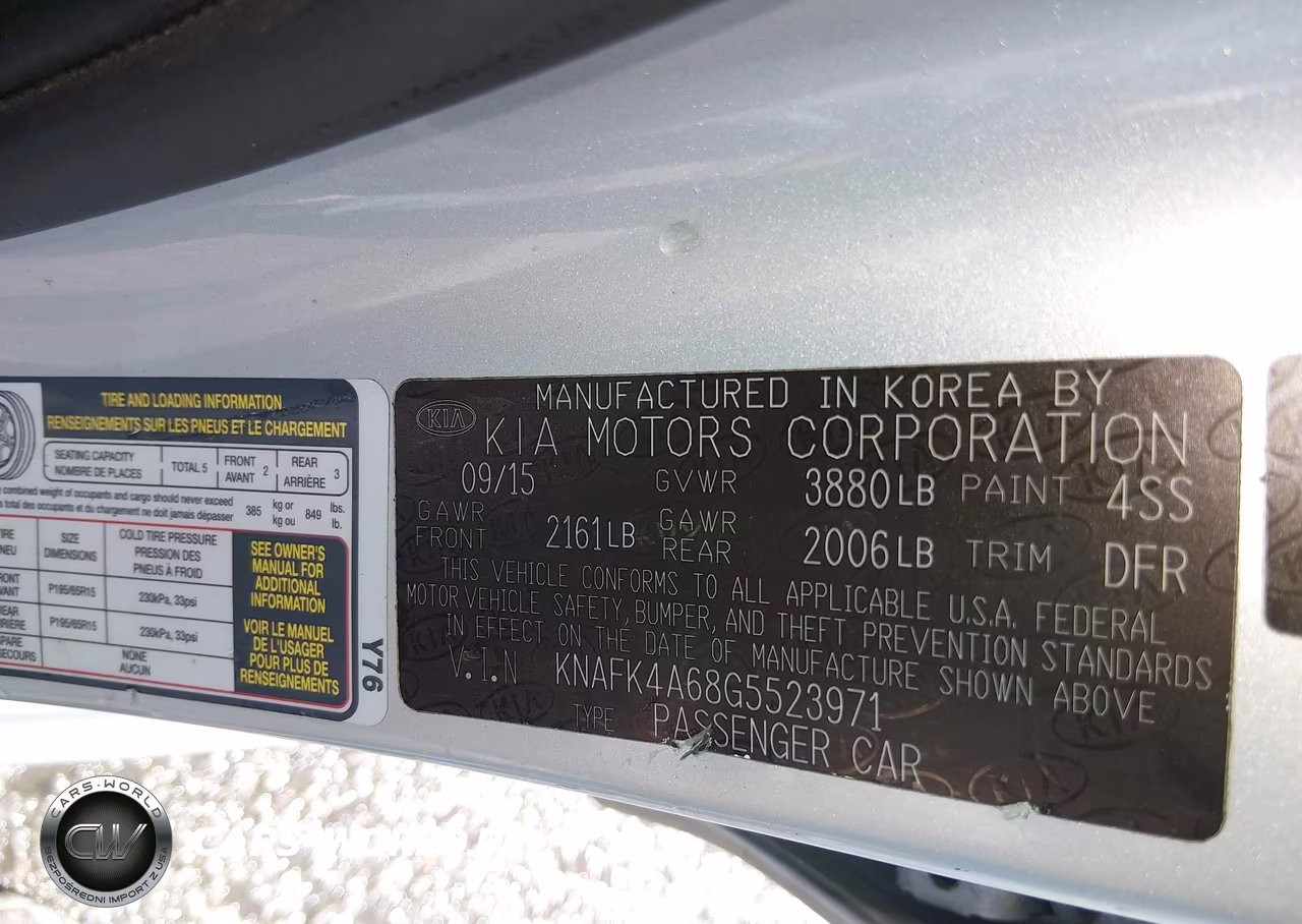 2016 Kia Forte Lx VIN:KNAFK4A68G5523971 - 9