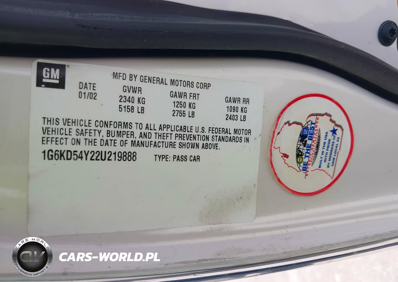 2002 Cadillac Deville Standard VIN:1G6KD54Y22U219888 - 9