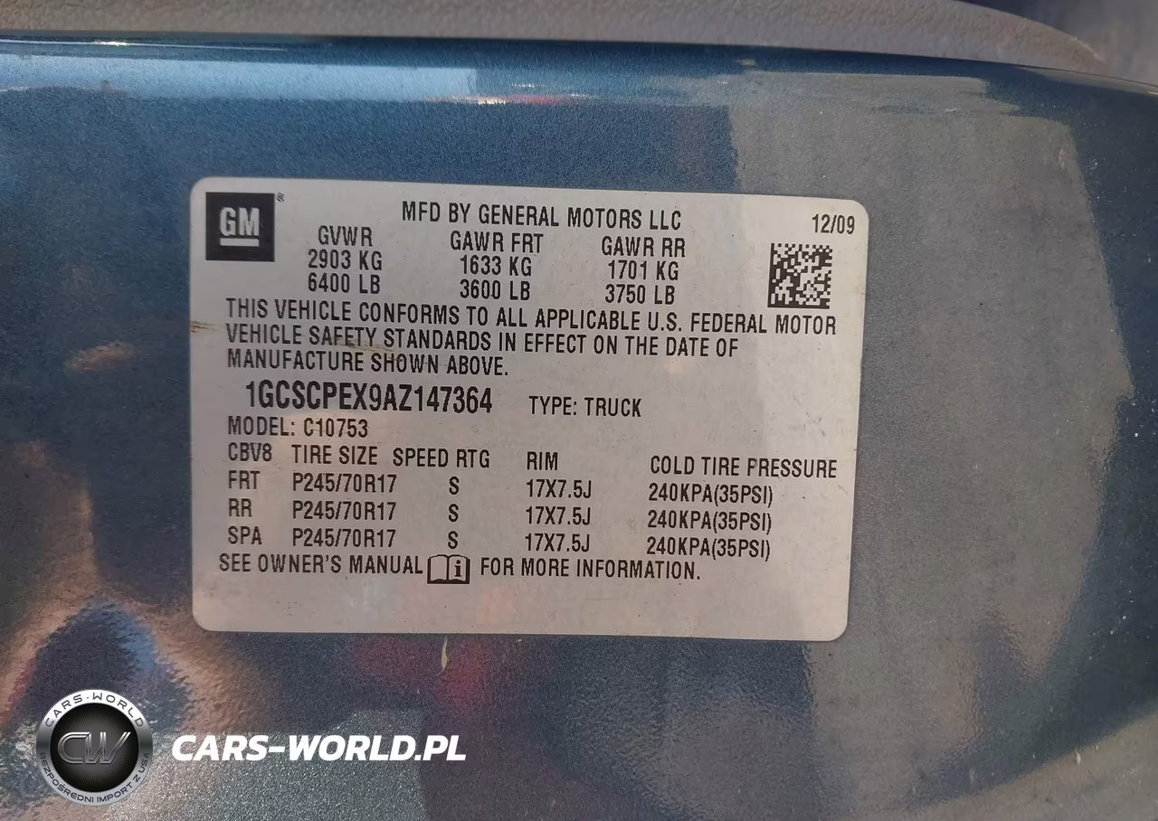 2010 Chevrolet Silverado 1500 Work Truck VIN:1GCSCPEX9AZ147364 - 9