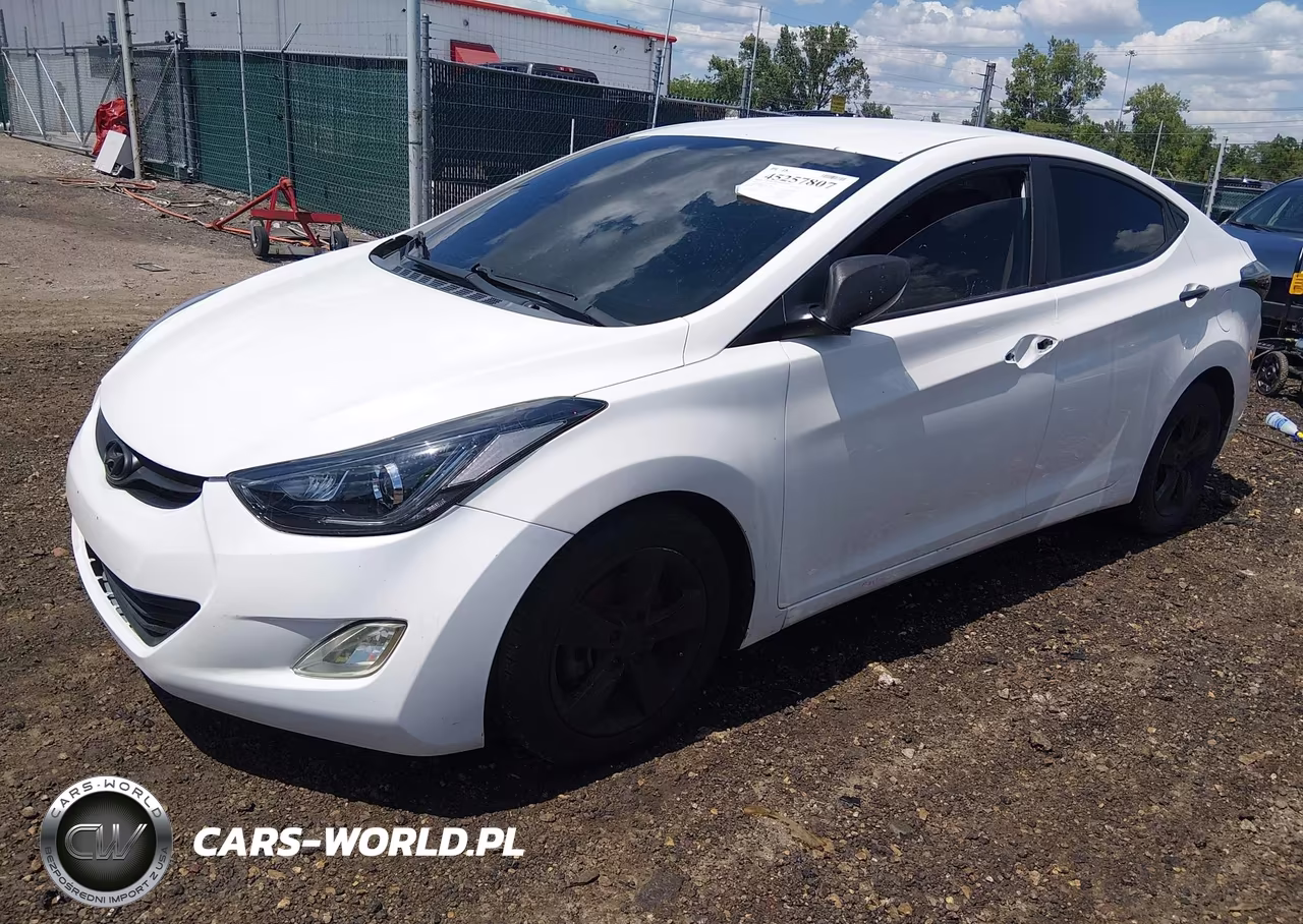 2013 Hyundai Elantra Gls VIN:5NPDH4AE3DH276645 - 2