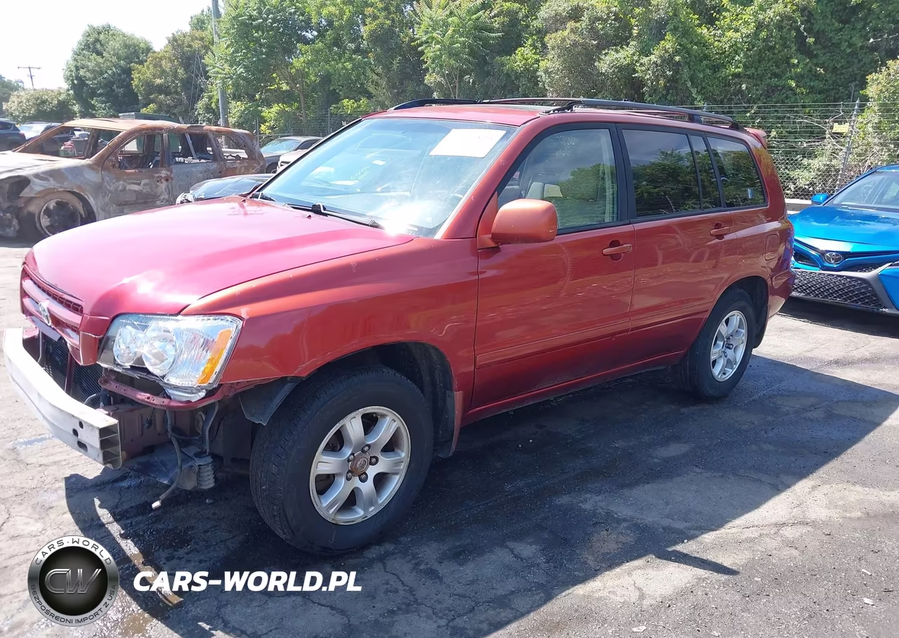 2001 Toyota Highlander V6 VIN:JTEGF21A510022489 - 2