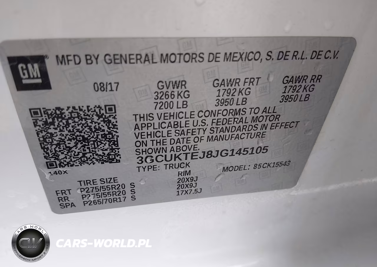 2018 Chevrolet Silverado 1500 High Country VIN:3GCUKTEJ8JG145105 - 9