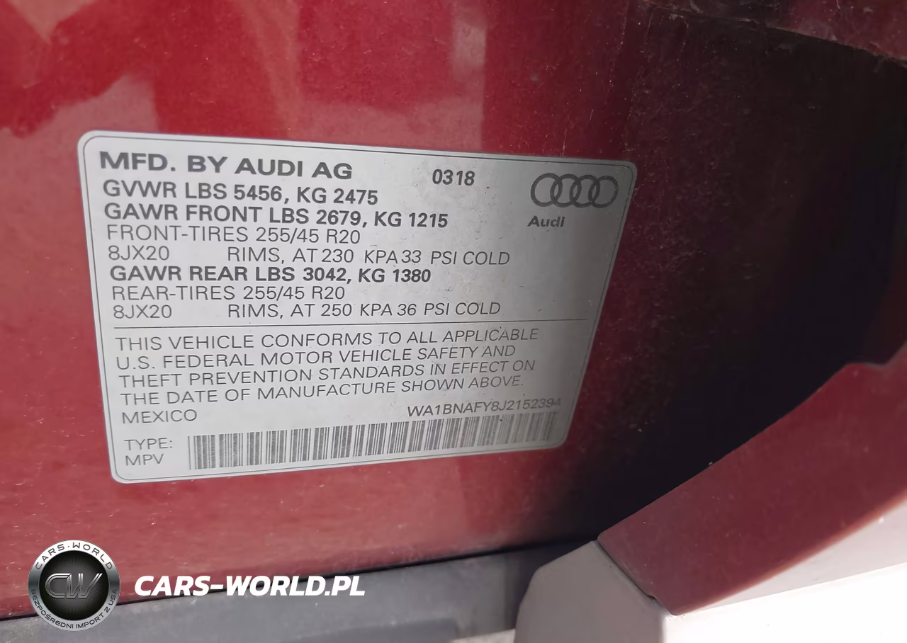 2018 Audi Q5 2.0T Premium-2.0T Tech Premium VIN:WA1BNAFY8J2152394 - 9
