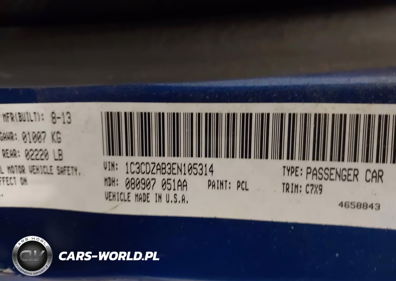 2014 Dodge Avenger Se VIN:1C3CDZAB3EN105314 - 8