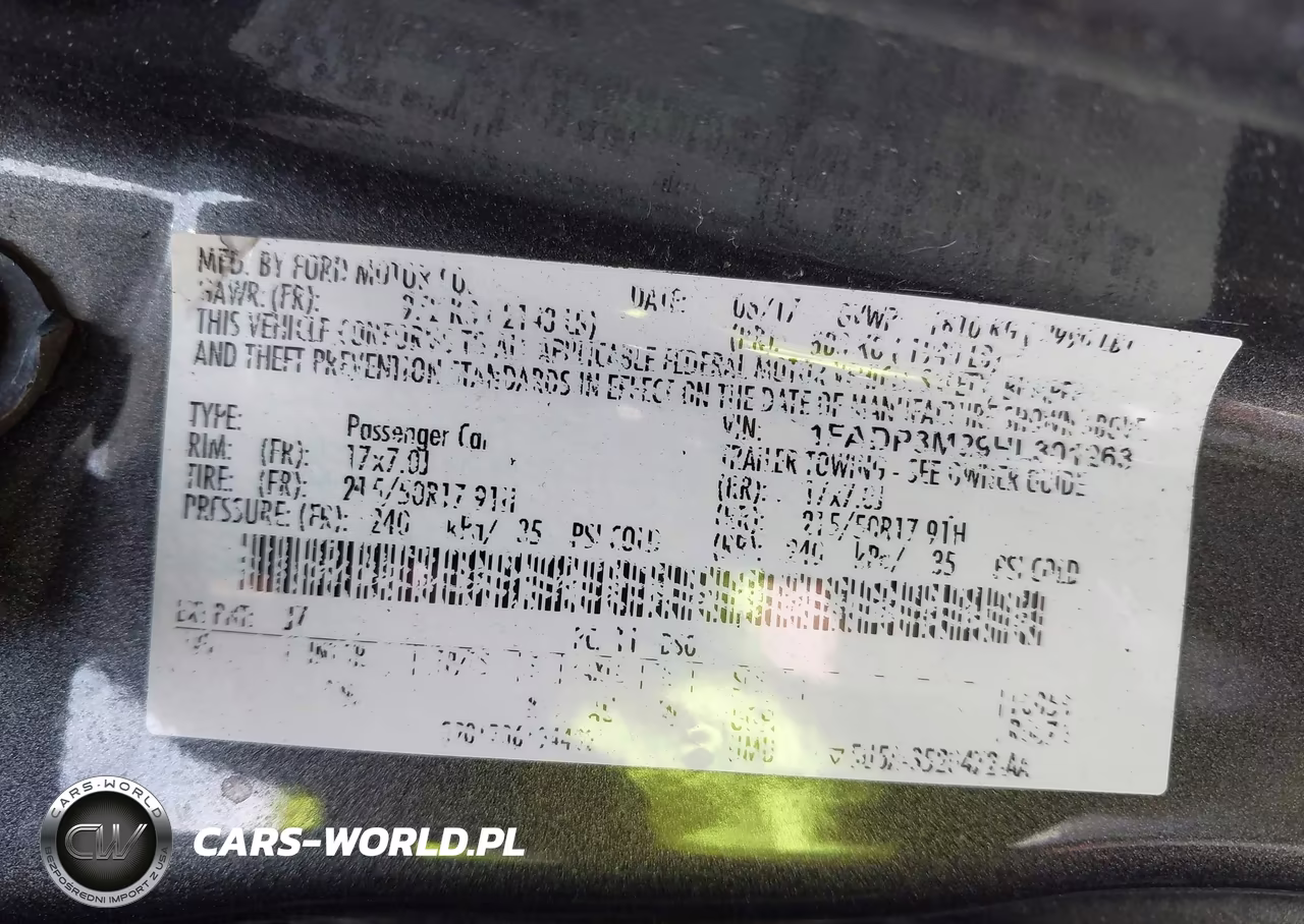 2017 Ford Focus Sel VIN:1FADP3M29HL301263 - 9