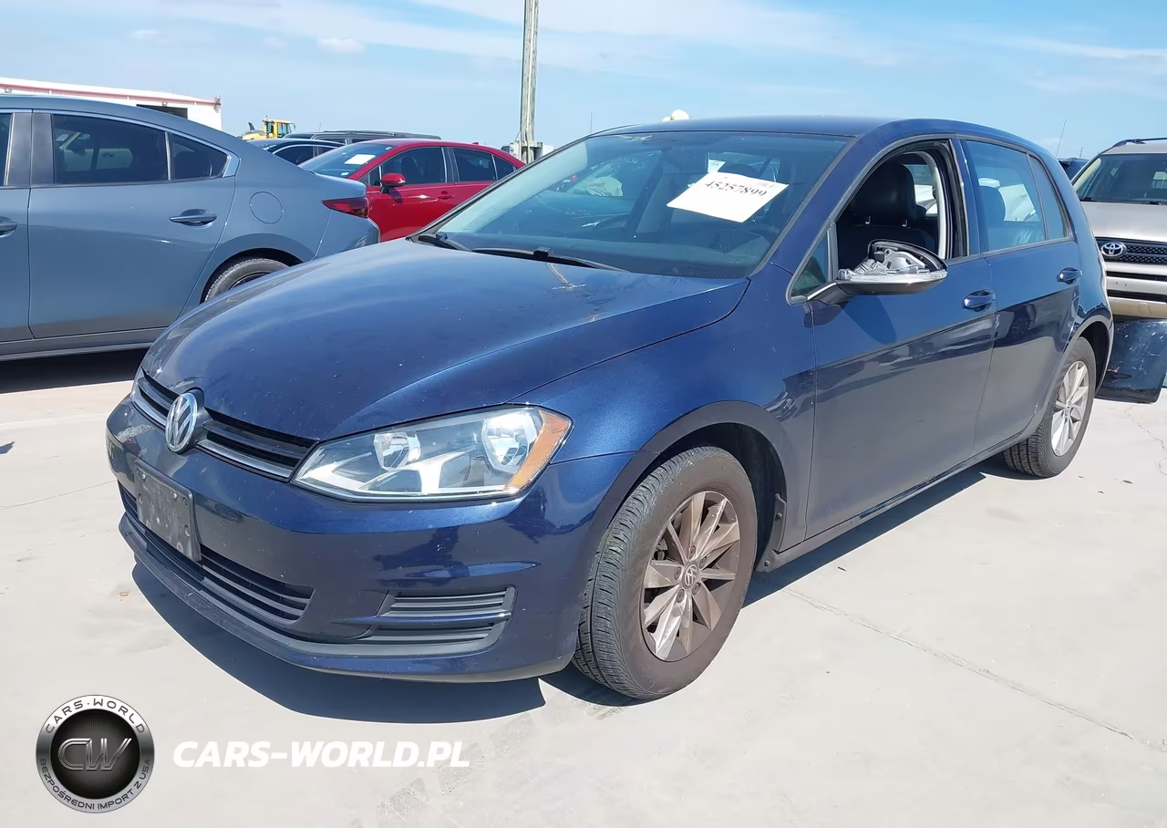 2015 Volkswagen Golf Tsi S 4-Door VIN:3VW217AU9FM039818 - 2