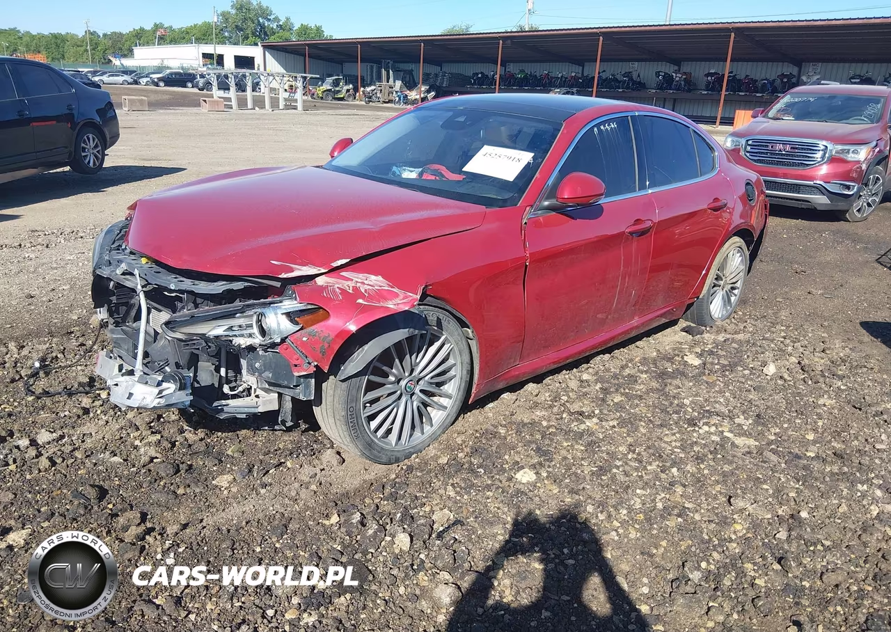 2018 Alfa Romeo Giulia Ti Lusso Rwd VIN:ZARFAECN6J7572894 - 2