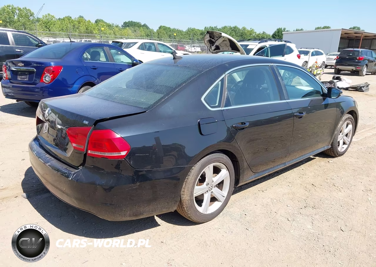 2012 Volkswagen Passat 2.5L Se VIN:1VWBP7A36CC044073 - 4