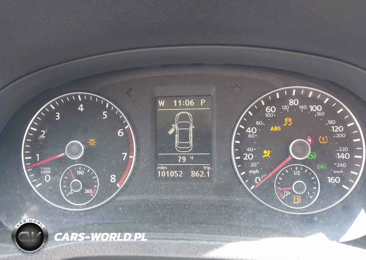 2012 Volkswagen Passat 2.5L Se VIN:1VWBP7A36CC044073 - 7