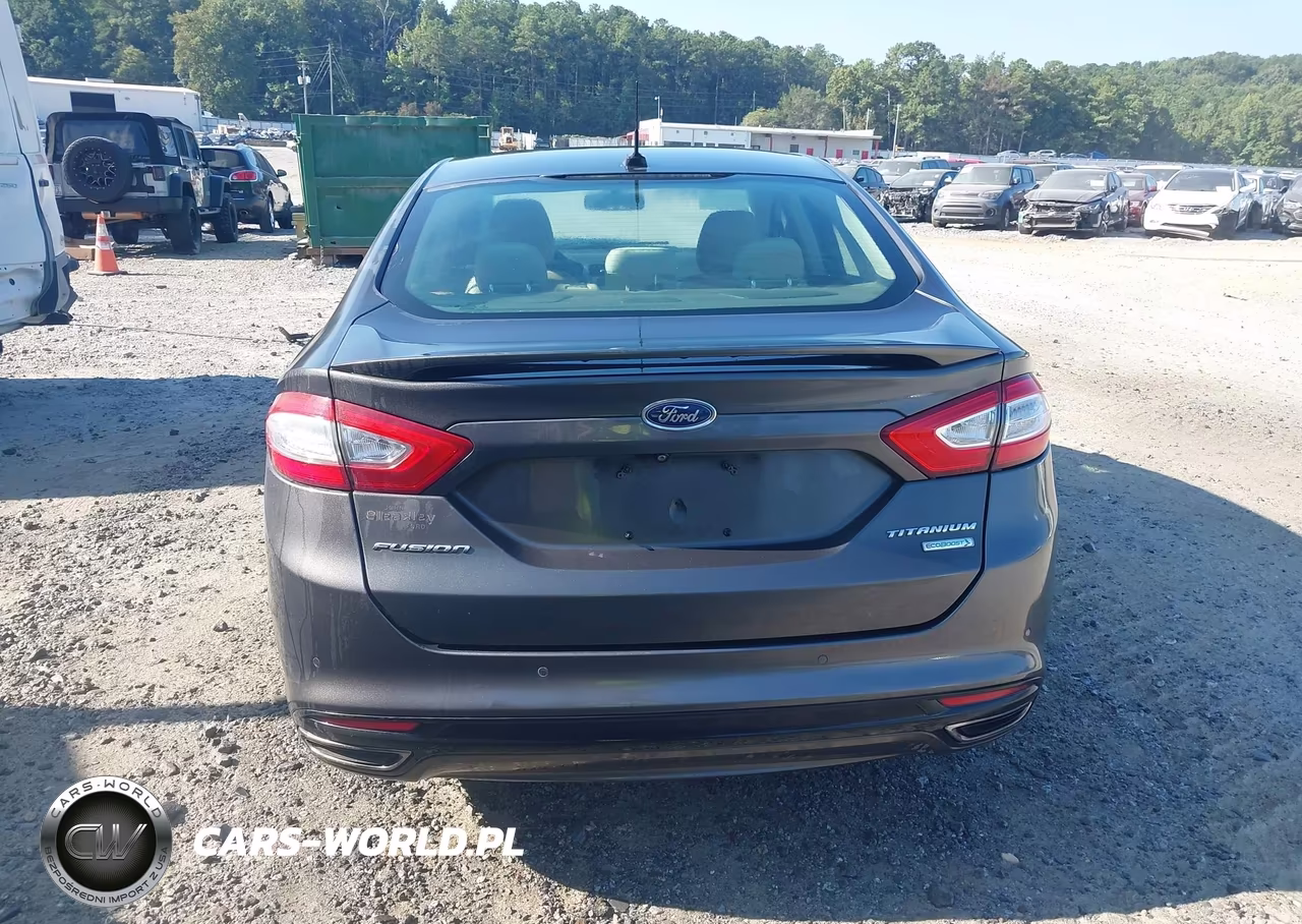 2016 Ford Fusion Titanium VIN:3FA6P0K91GR319330 - 16