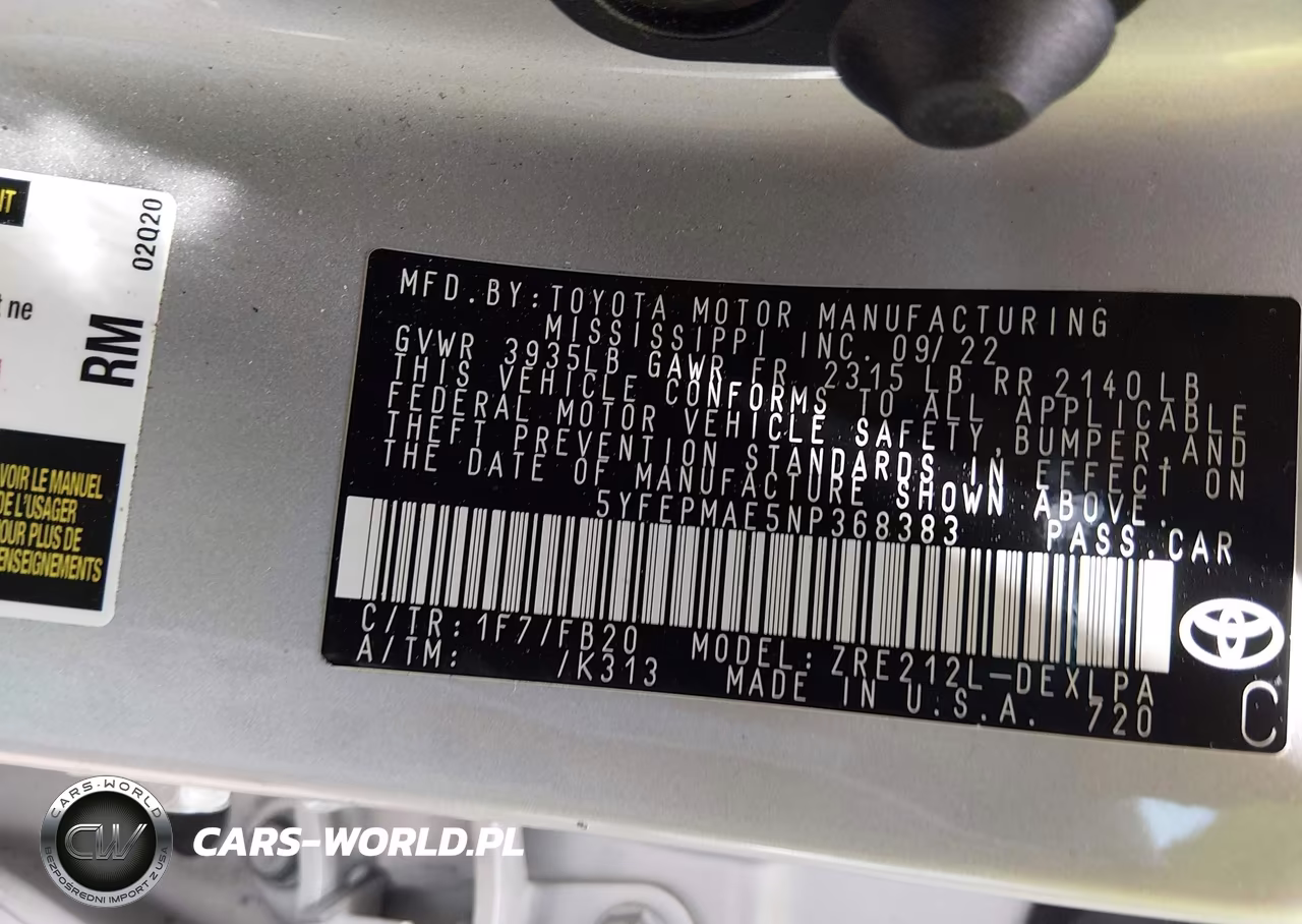 2022 Toyota Corolla Le VIN:5YFEPMAE5NP368383 - 9