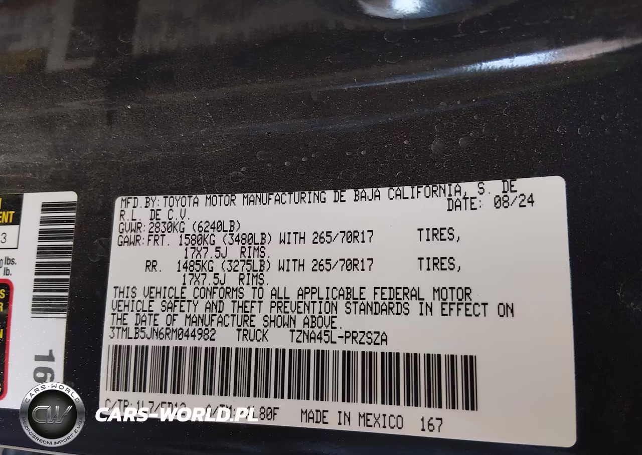 2024 Toyota Tacoma Trd Off Road VIN:3TMLB5JN6RM044982 - 9
