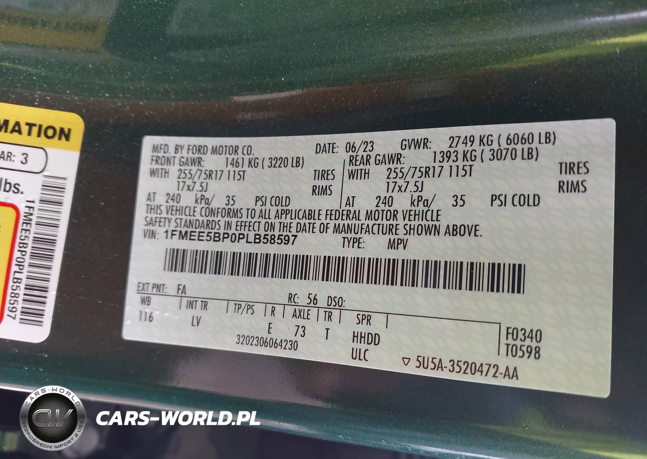 2023 Ford Bronco Big Bend VIN:1FMEE5BP0PLB58597 - 9