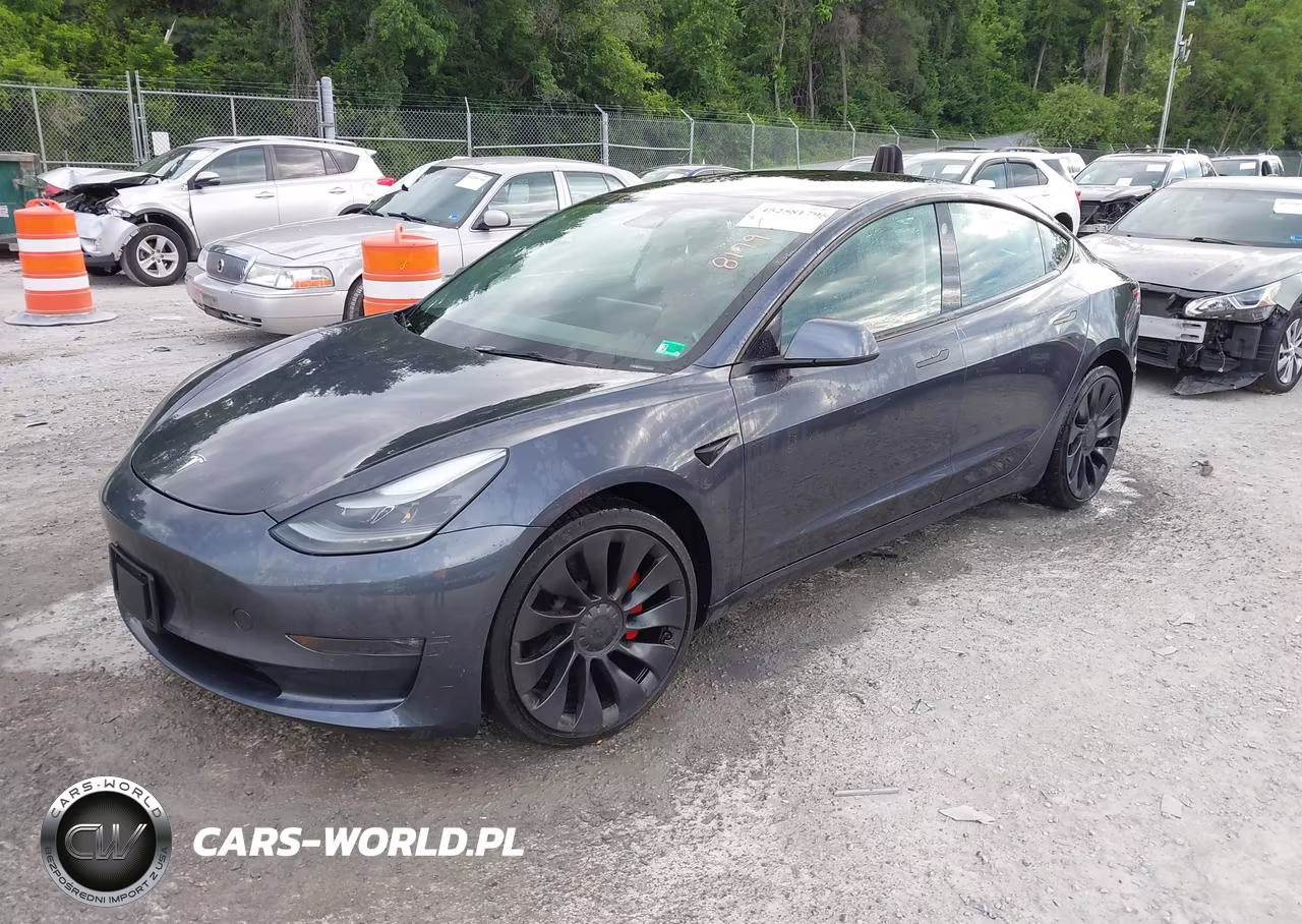 2022 Tesla Model 3 Performance Dual Motor All-Wheel Drive VIN:5YJ3E1EC8NF180330 - 2