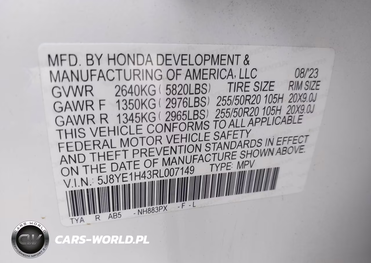 2024 Acura Mdx Technology Package VIN:5J8YE1H43RL007149 - 9