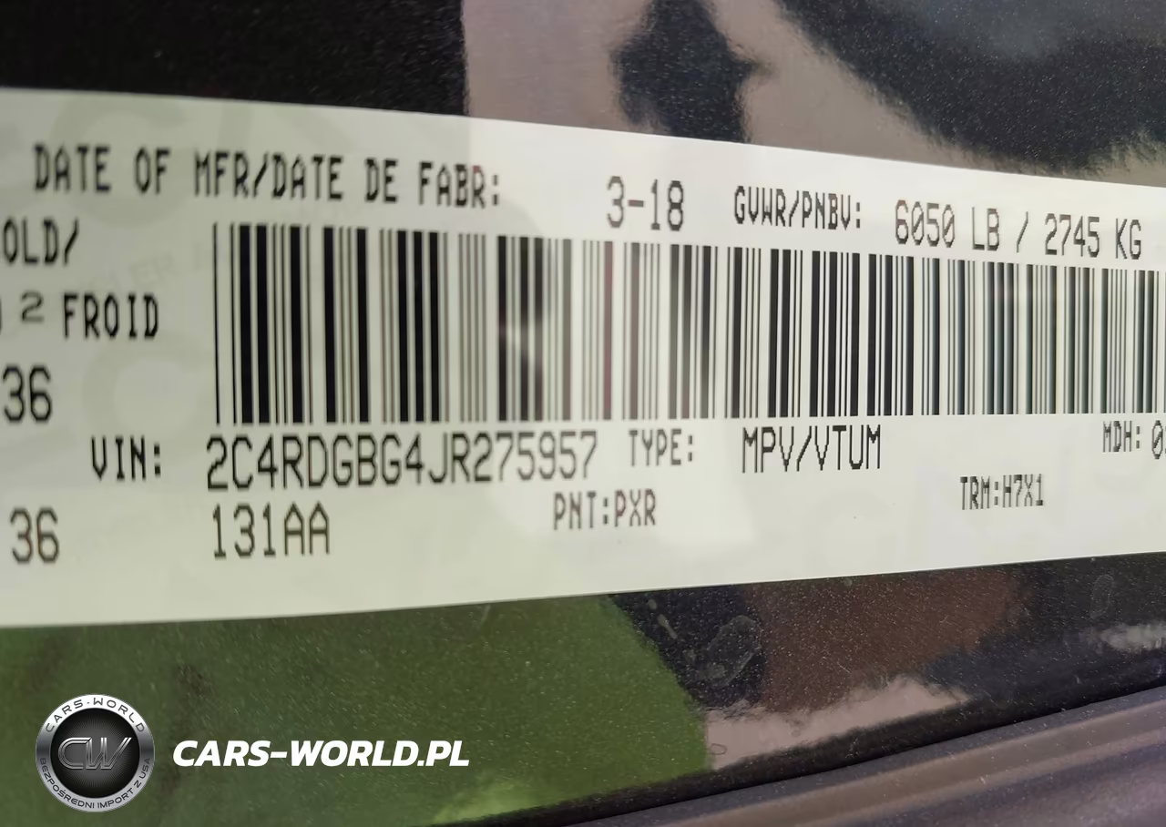 2018 Dodge Grand Caravan Se VIN:2C4RDGBG4JR275957 - 9