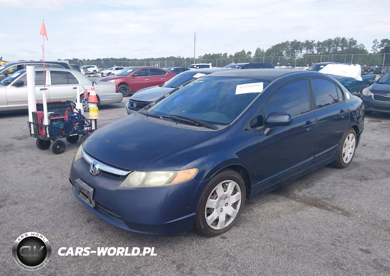 2007 Honda Civic Lx VIN:1HGFA165X7L066615 - 2