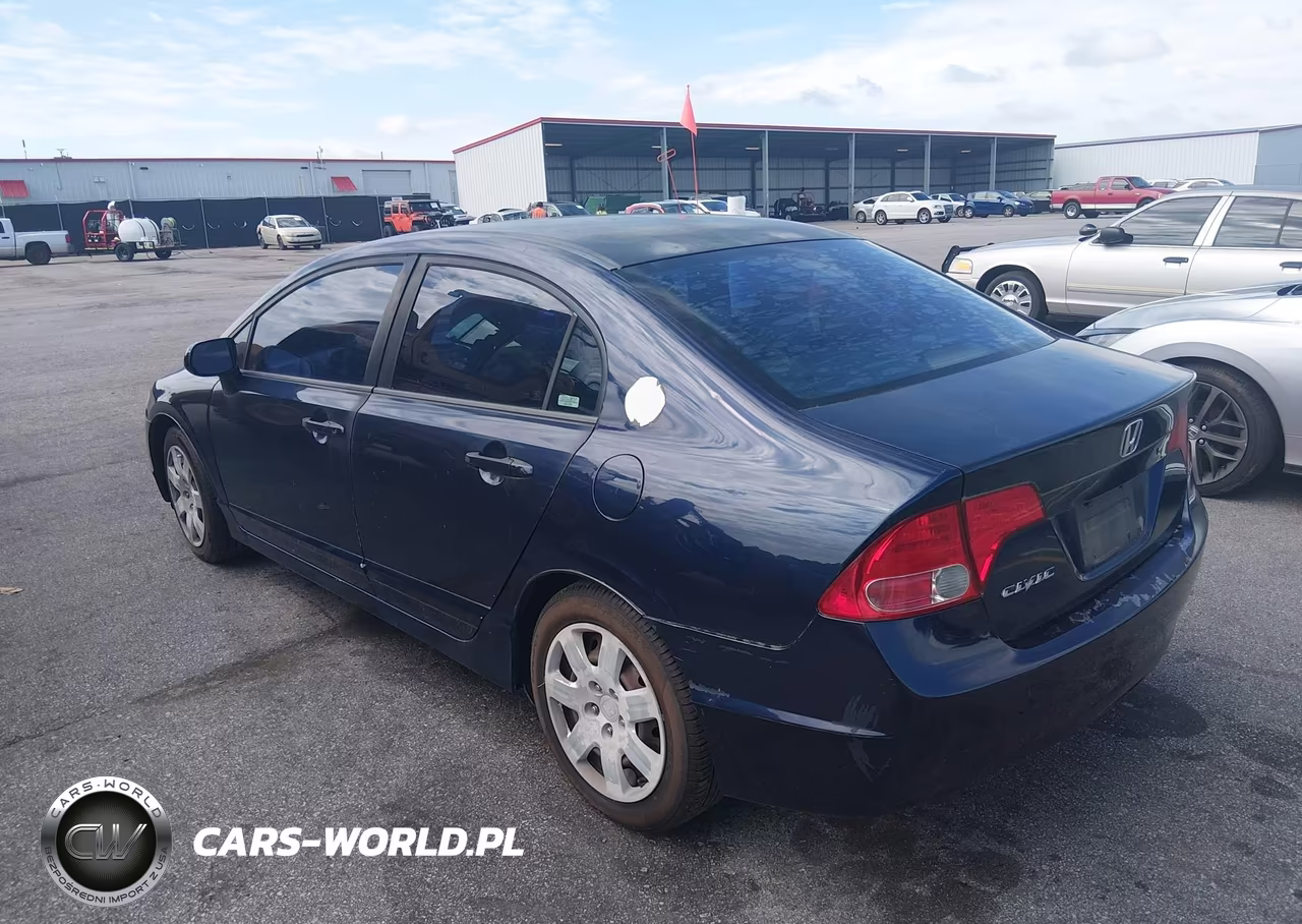 2007 Honda Civic Lx VIN:1HGFA165X7L066615 - 3