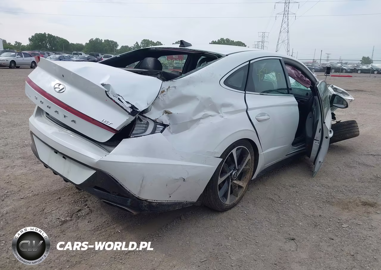2021 Hyundai Sonata Sel Plus VIN:5NPEJ4J23MH102511 - 4