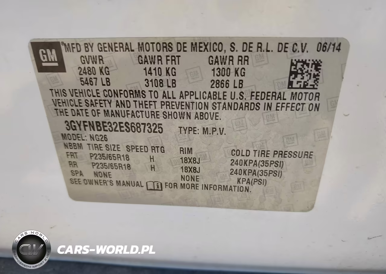 2014 Cadillac Srx Luxury Collection VIN:3GYFNBE32ES687325 - 9