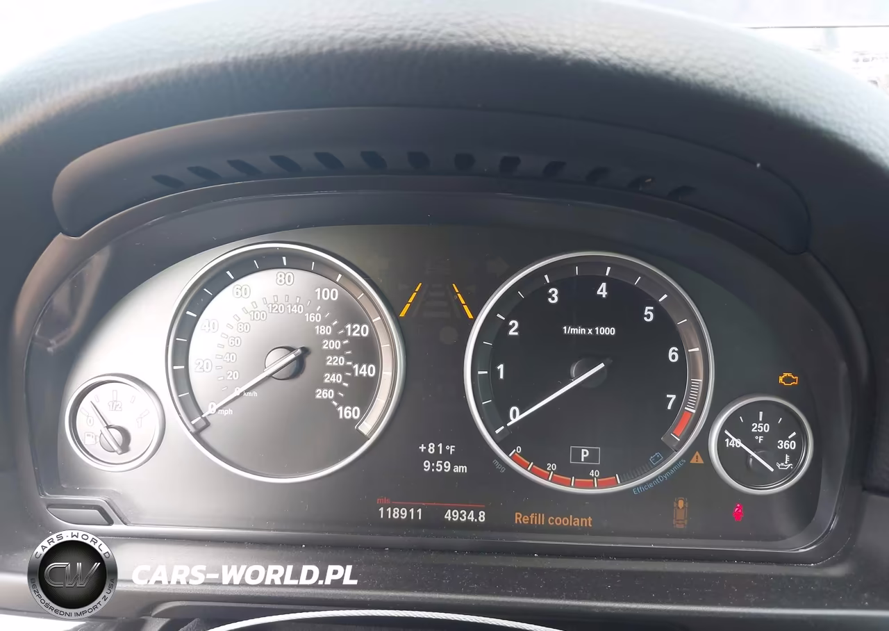 2013 BMW 550I VIN:WBAFR9C5XDDX80578 - 7