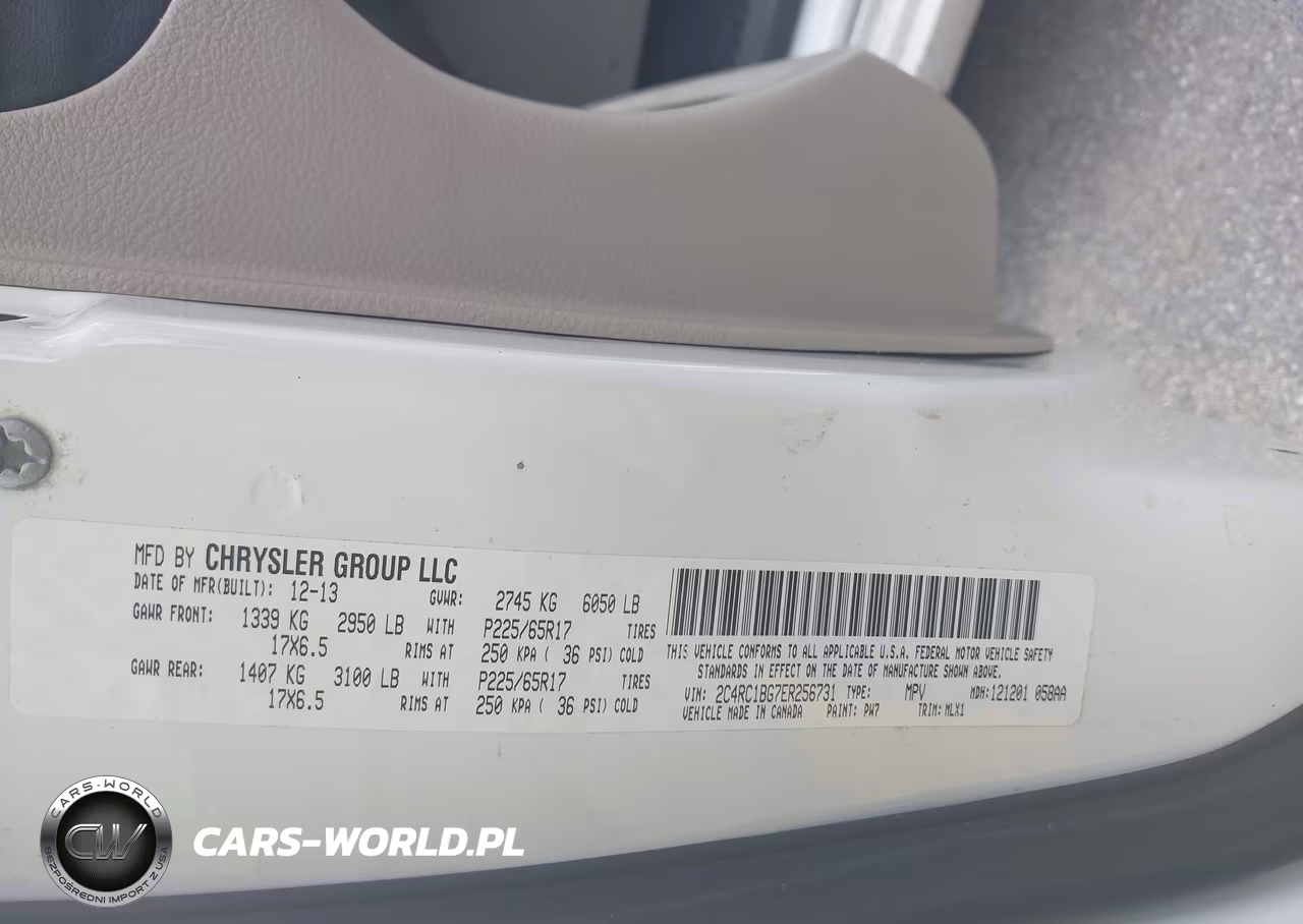 2014 Chrysler Town & Country Touring VIN:2C4RC1BG7ER256731 - 9